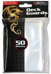 BCW Deck Guard Matte Sleeves - Clear
